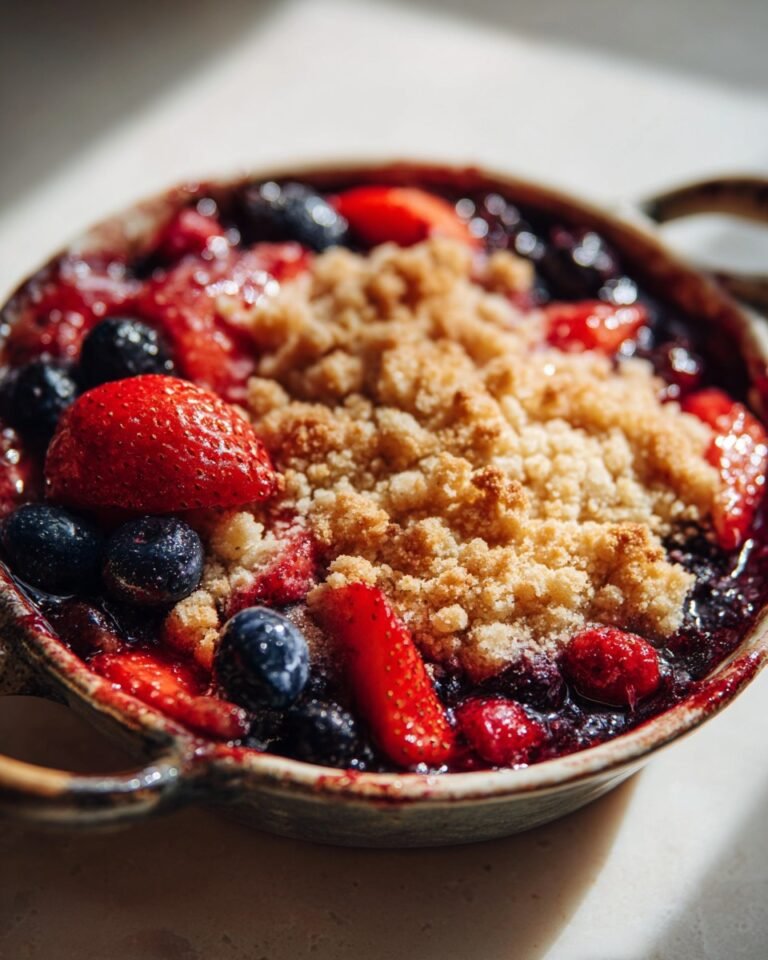 1 Perfect Individual Berry Cobbler in Just 20 Minutes